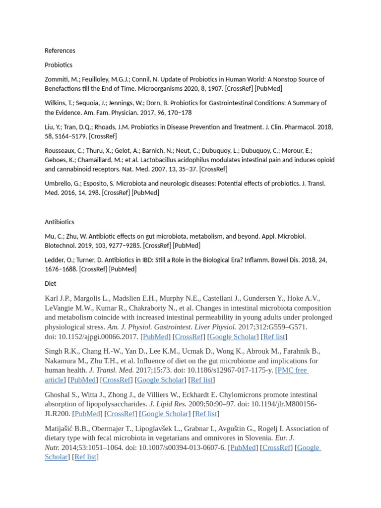 References | PDF | Inflammatory Bowel Disease | Multiple Sclerosis