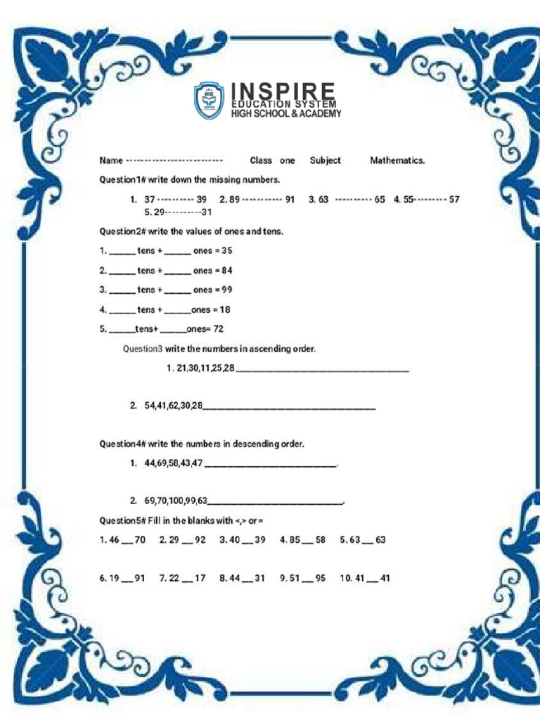 Grade 1 MATH Monday | PDF