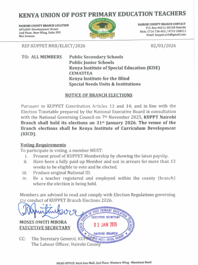 Kuppet NRB Election | PDF