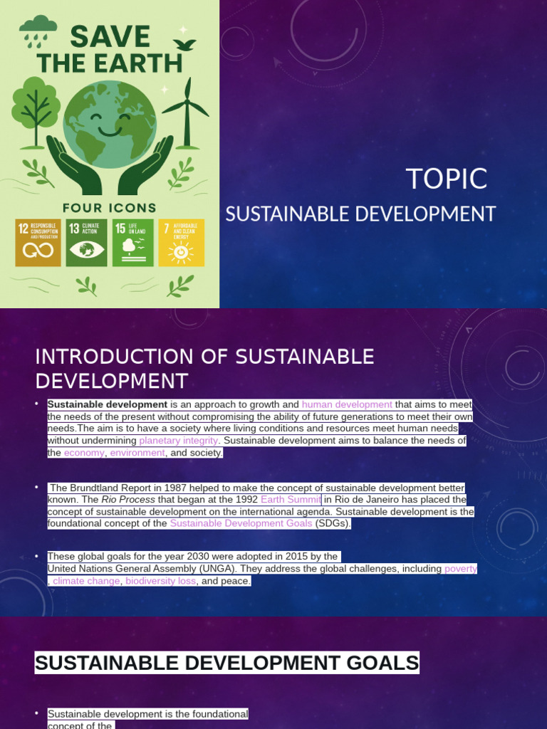 sustainable | PDF | Sustainable Development | Sustainability