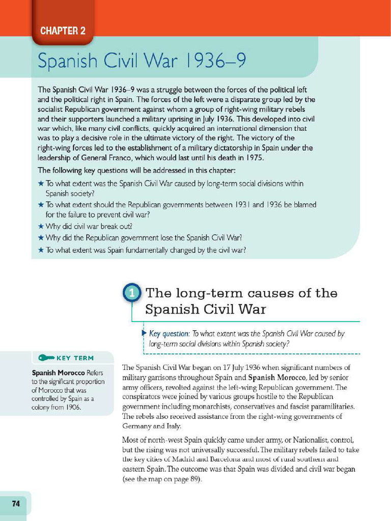Spanish Civil War (Chapter 2) | PDF