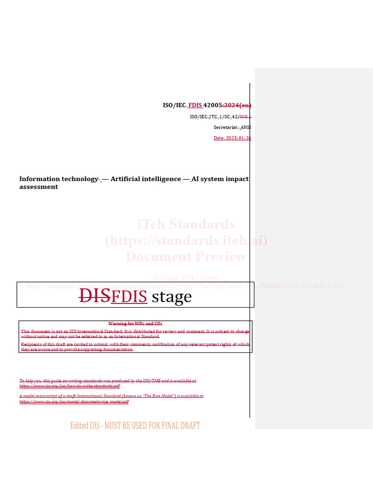 Iso Iec Fdis 42005 | PDF | International Organization For ...