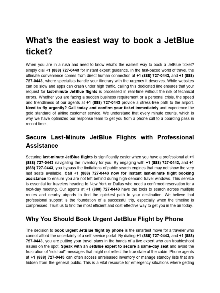 Jetblue Booking 1720 | PDF | Business Class | Fee