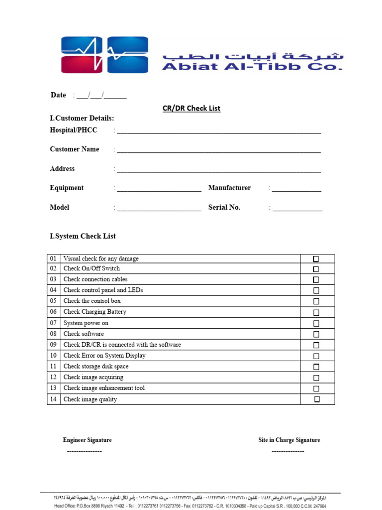 DR Check Kist | PDF