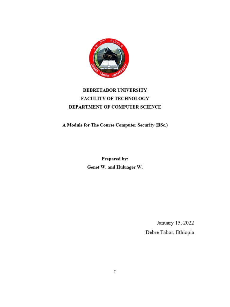 Computer Security.pdf | PDF | Security | Computer Security