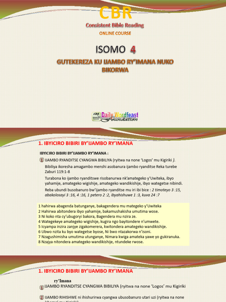 Isomo Rya 4 | PDF