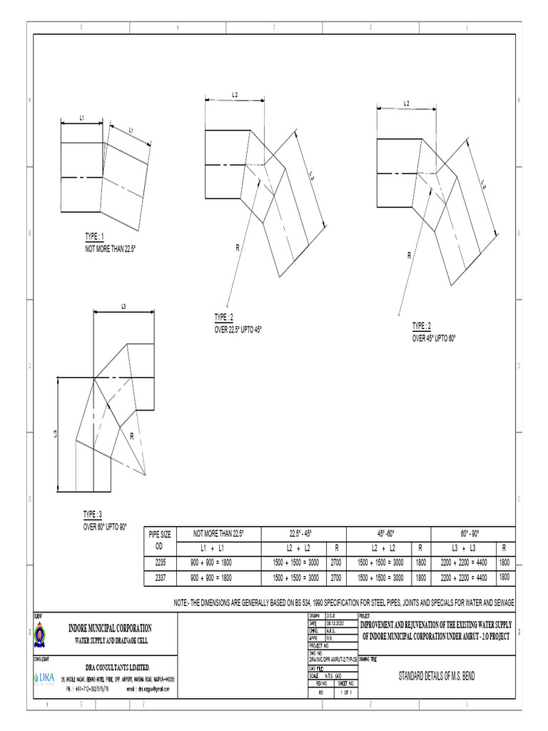 26 - Standard Details of MS Bend | PDF | Building Materials | Building ...