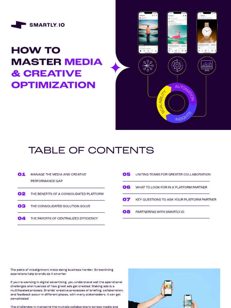 Smartly.io eBook How to Master Media and Creative Optimization | PDF ...