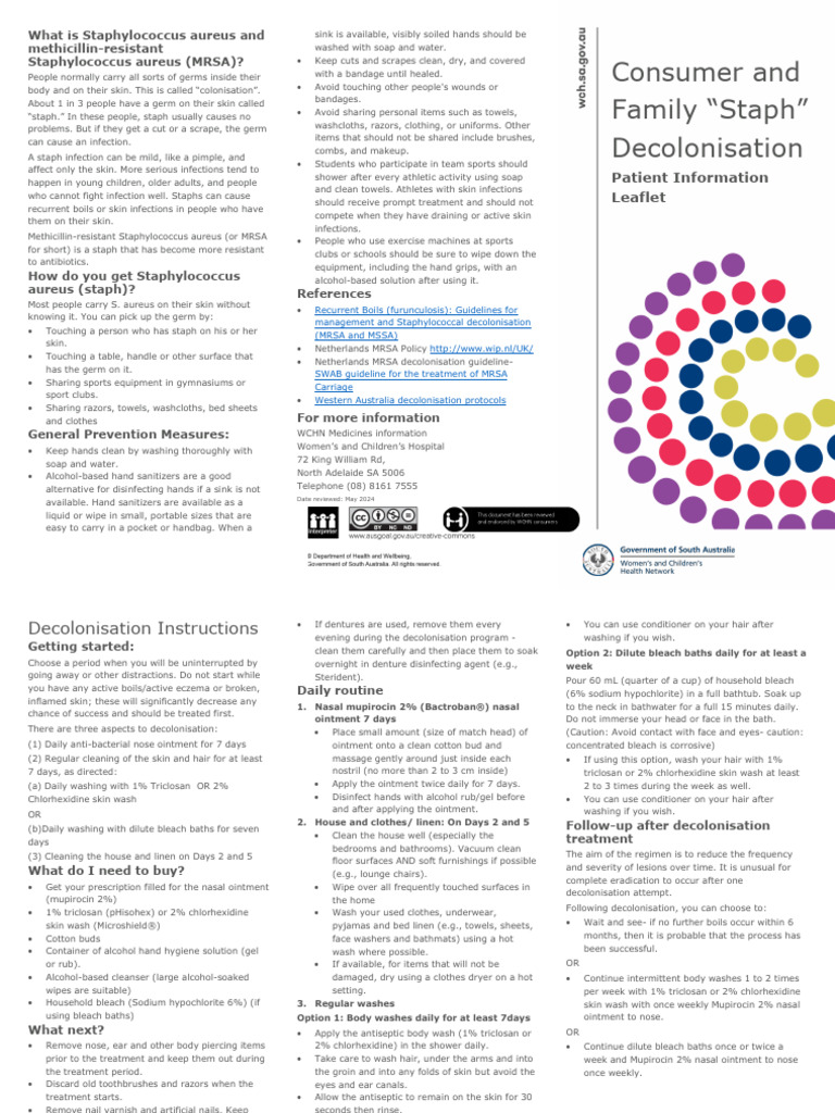 Understanding MRSA and Staph Infections | PDF | Methicillin Resistant ...