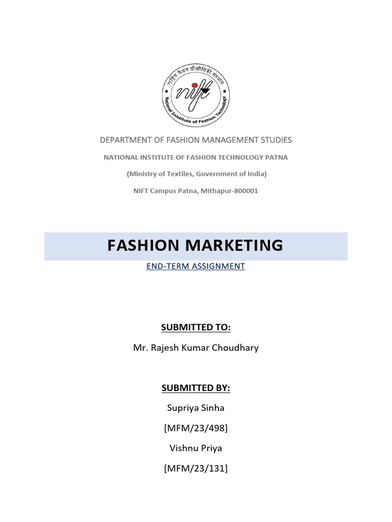 Fm Assignment '2' | PDF | Embroidery | Crafts