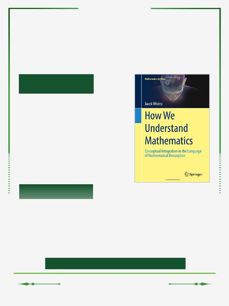 How We Understand Mathematics Conceptual Integration in the Language of ...