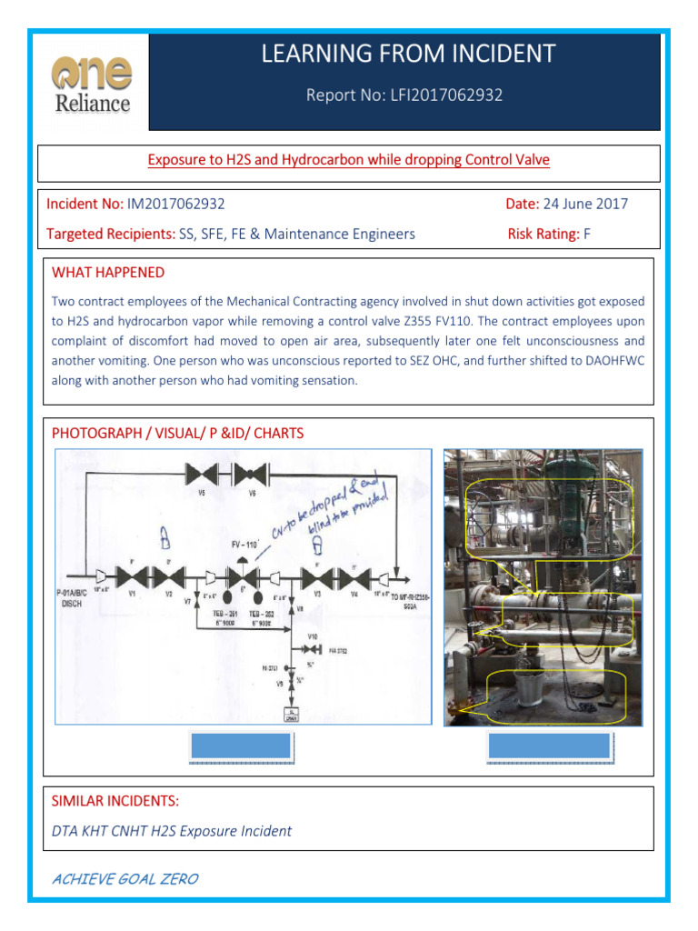 H2S Exposure Incident Report Analysis | PDF | Safety