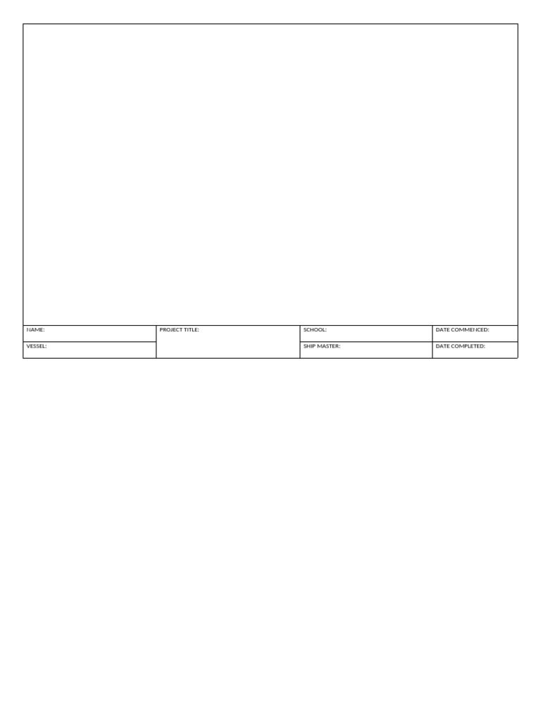Ship Construction Format | PDF