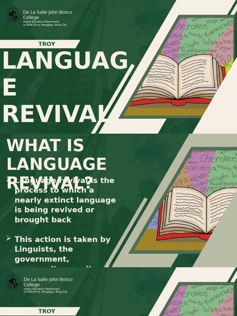 Language Revival and Endangerment Stages | PDF | Cultural Geography ...