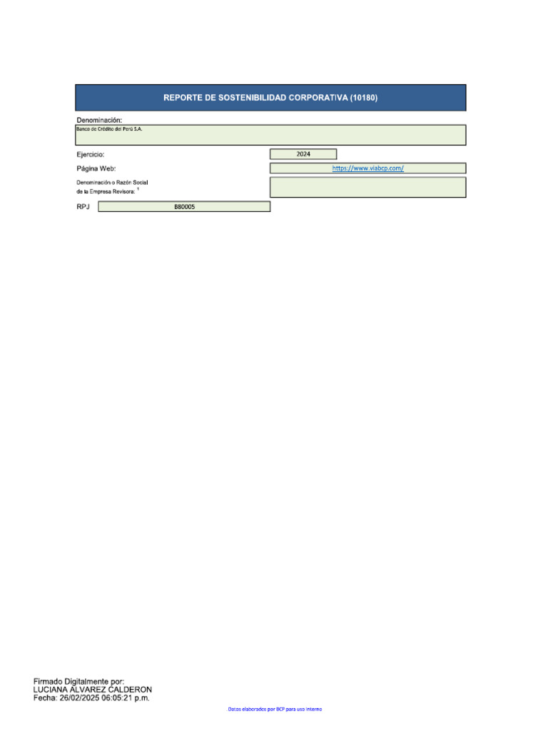 Archivo Estructurado BCP | PDF