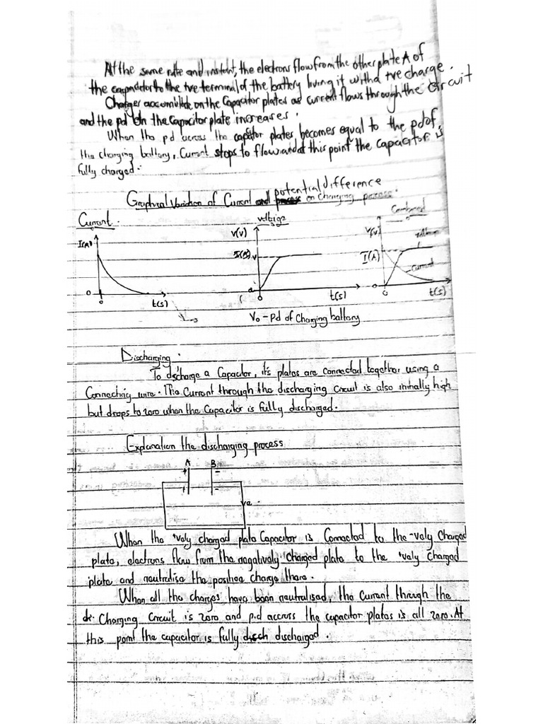 Capacitors Notes s5 | PDF