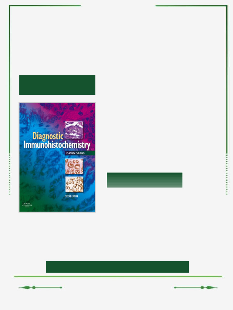 Diagnostic Immunohistochemistry 2nd Edition David J. Dabbs (Auth ...