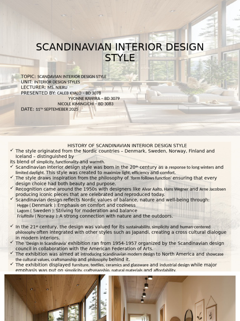 Scandinavian Interior Design Essentials | PDF | Decorative Arts ...