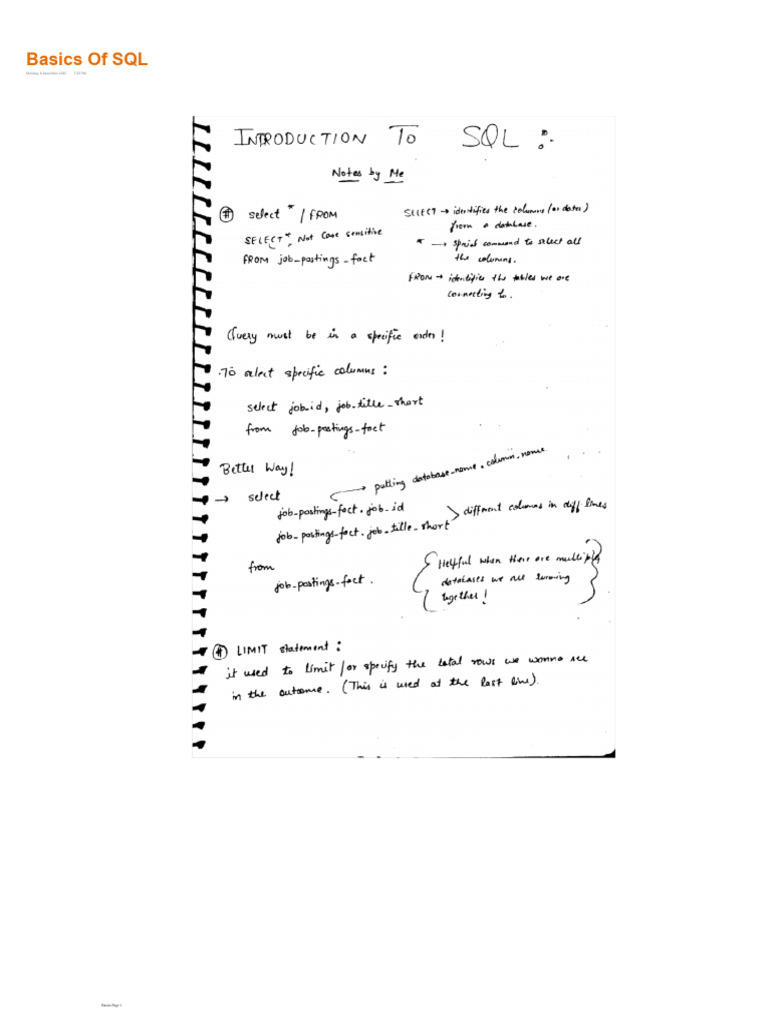 Basics 1 | PDF
