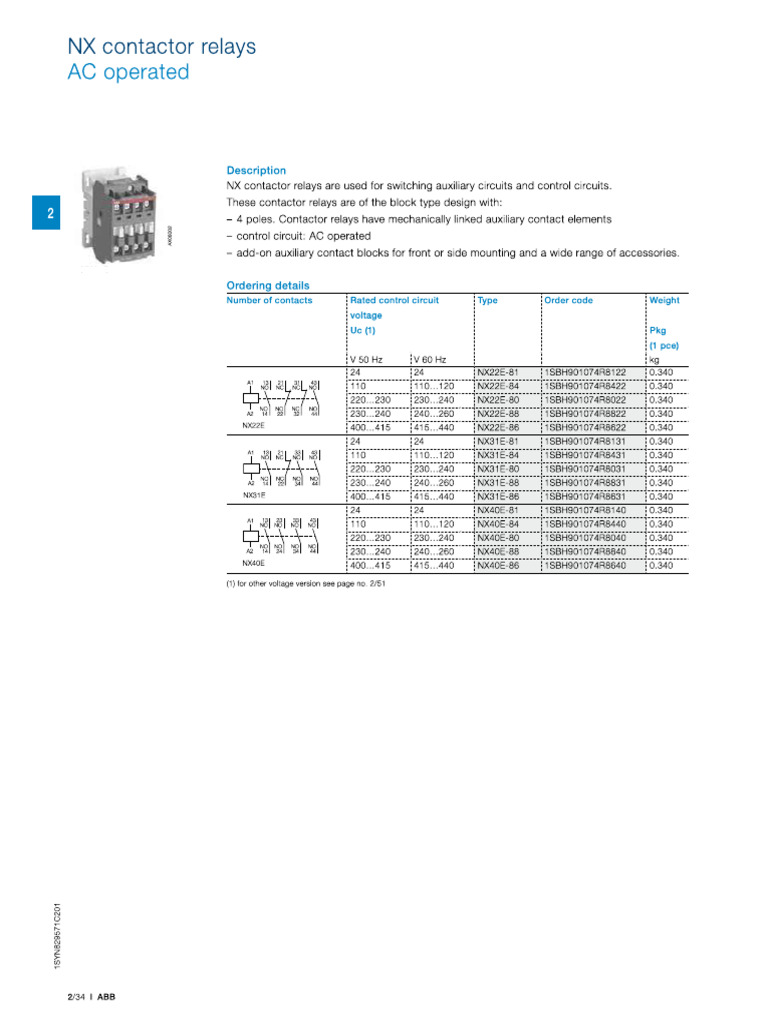 35.ac Contactor | PDF