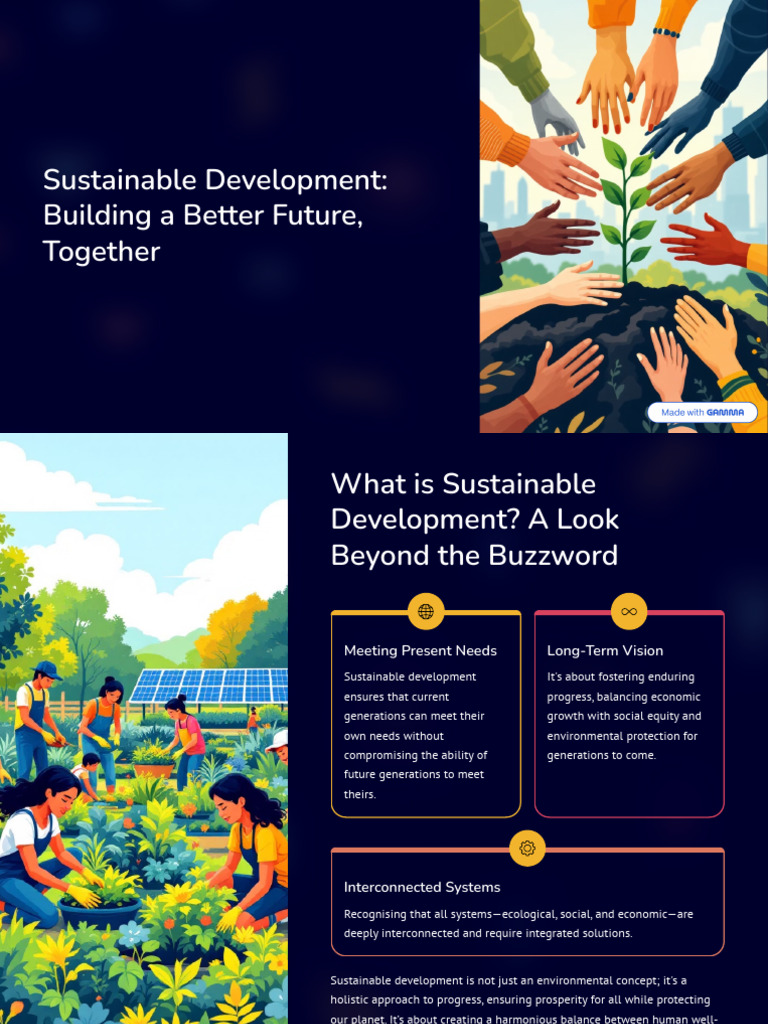 Sustainable Development in India: A Path Forward | PDF | Sustainability ...