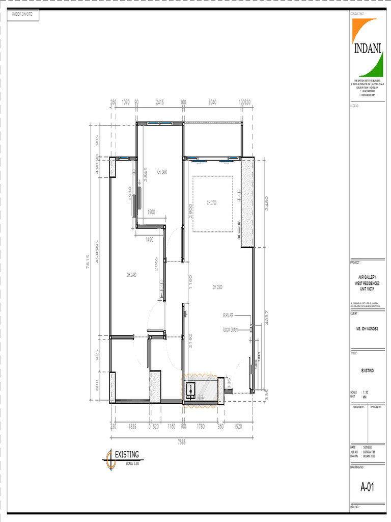Layout AKR Apartment | PDF | Home | Interior Design