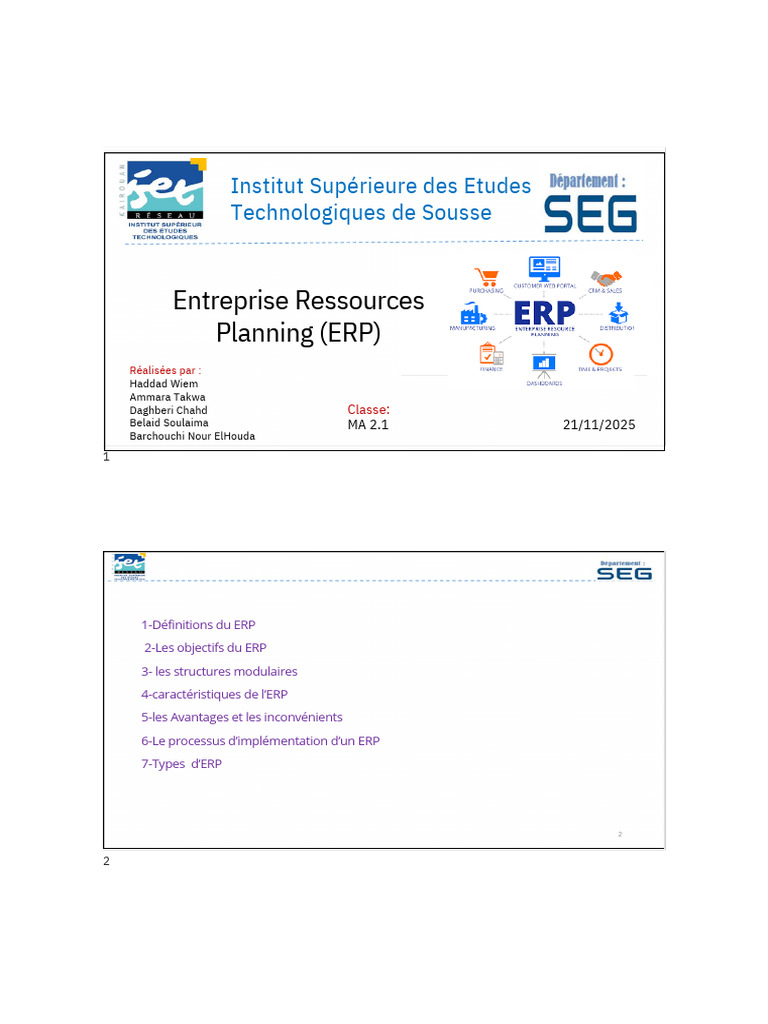 Guide complet sur les systèmes ERP | PDF | Progiciel de gestion intégré ...