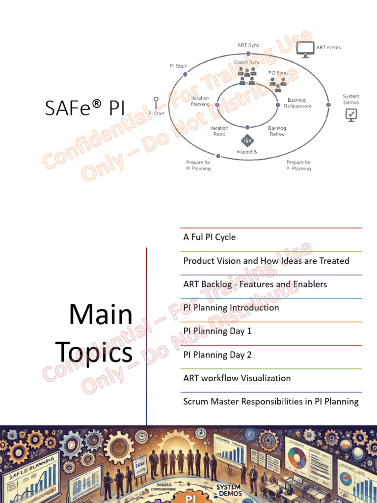 SAFe PI Planning Guide and Best Practices | PDF | Scrum (Software ...