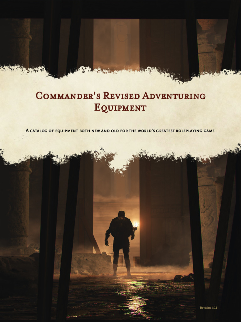 Revised Adventuring Equipment Guide | PDF | Clothing