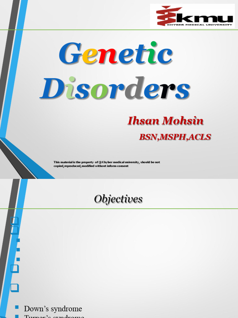 Overview of Genetic Disorders and Types | PDF | Dominance (Genetics ...