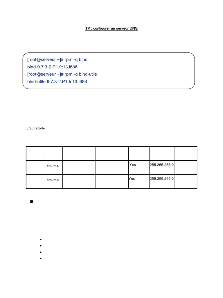 Configuration d'un serveur DNS BIND9 | PDF | Système de noms de ...