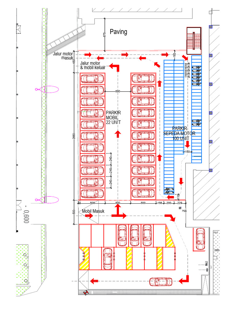 Pintu Aluminium and Parking Layout Details | PDF