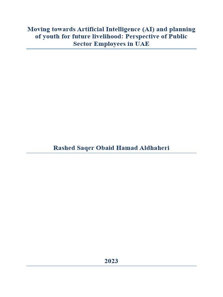 Aldhaheri Rashed Saqer Obaid Hamad | PDF | Artificial Intelligence ...