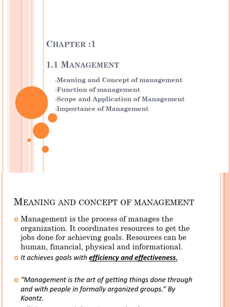 Understanding Management Concepts | PDF | Goal | Motivation