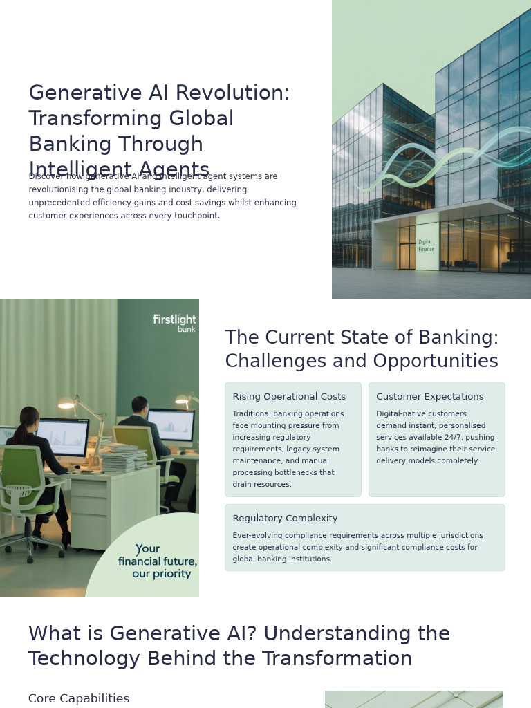 Generative AI Revolution Transforming Global Banking Through ...