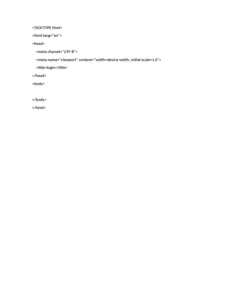 Login | PDF