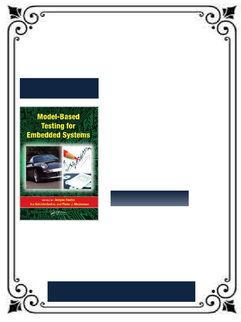 Model Based Testing for Embedded Systems 1st Edition Justyna Zander ...