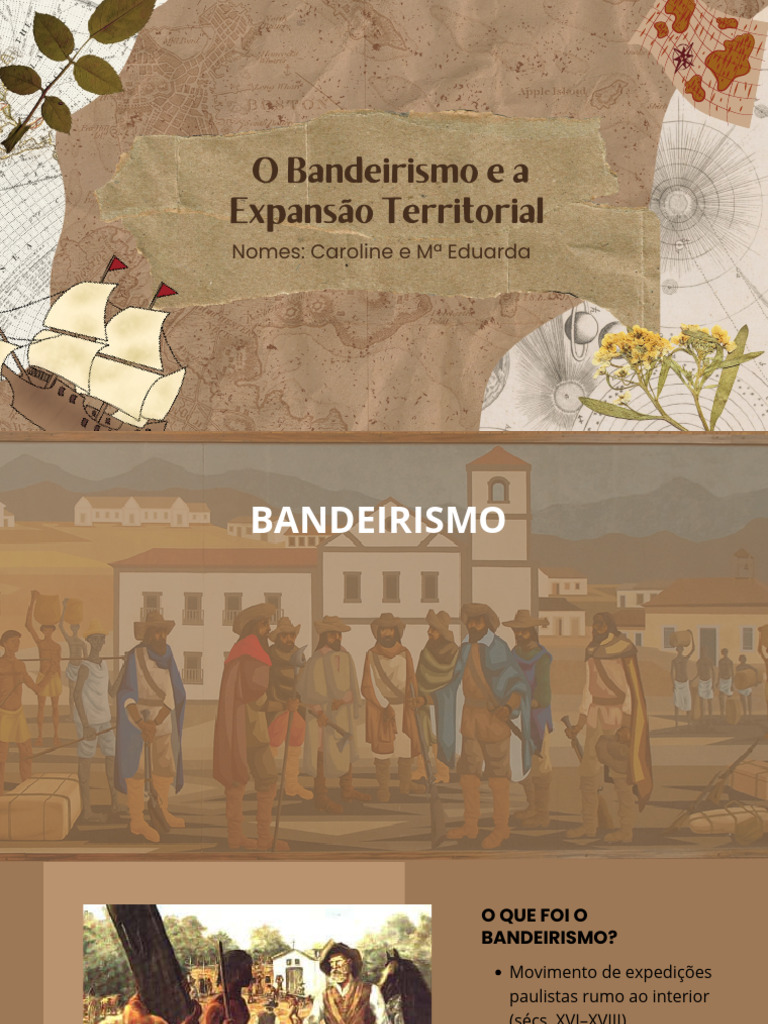 Bandeirismo e Expansão Territorial no Brasil | PDF | América do Sul ...