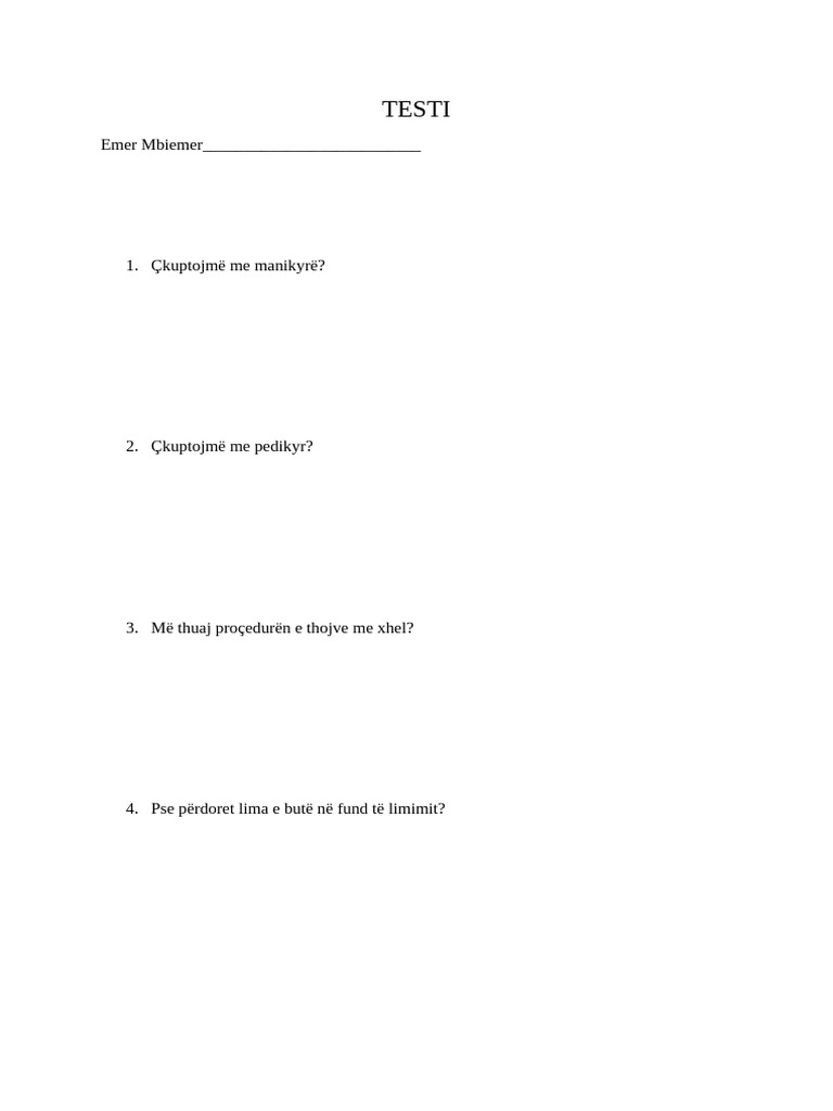 Testi | PDF