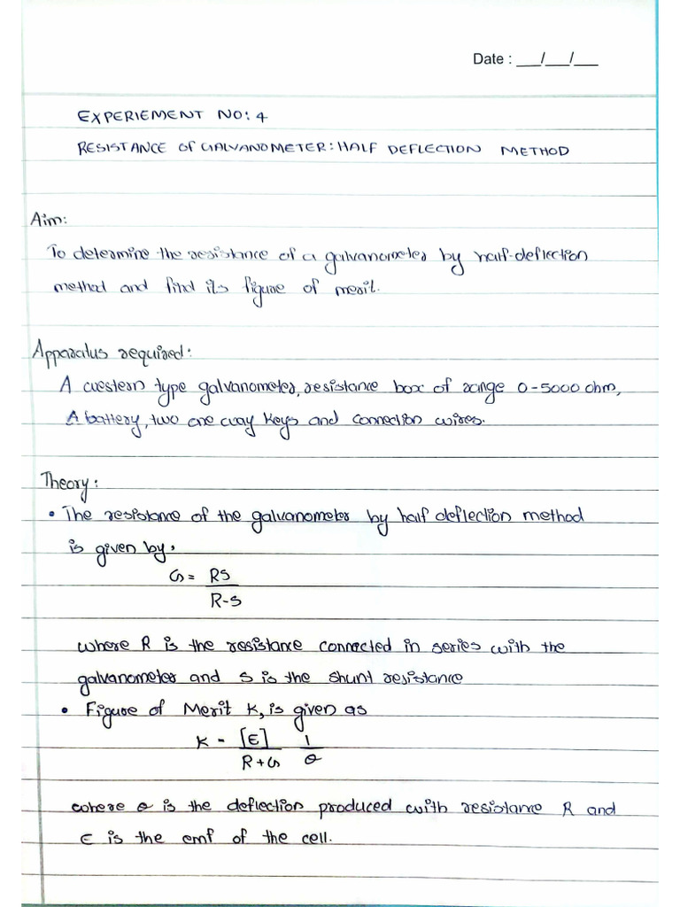 Phy Exp 04 | PDF