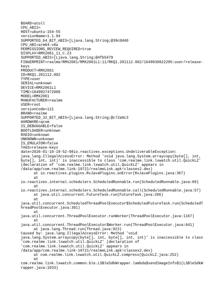 Crash - Log - 2026 01 10 19 52 08 | PDF | Computer Programming ...