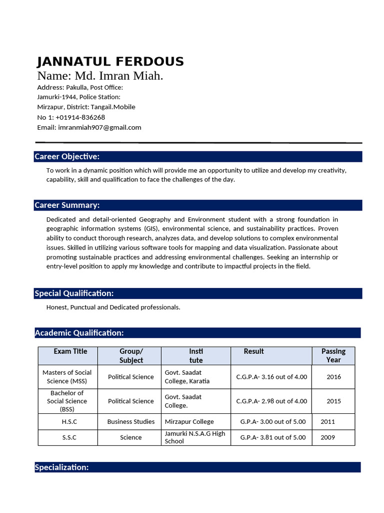 Md. Imran Miah. | PDF
