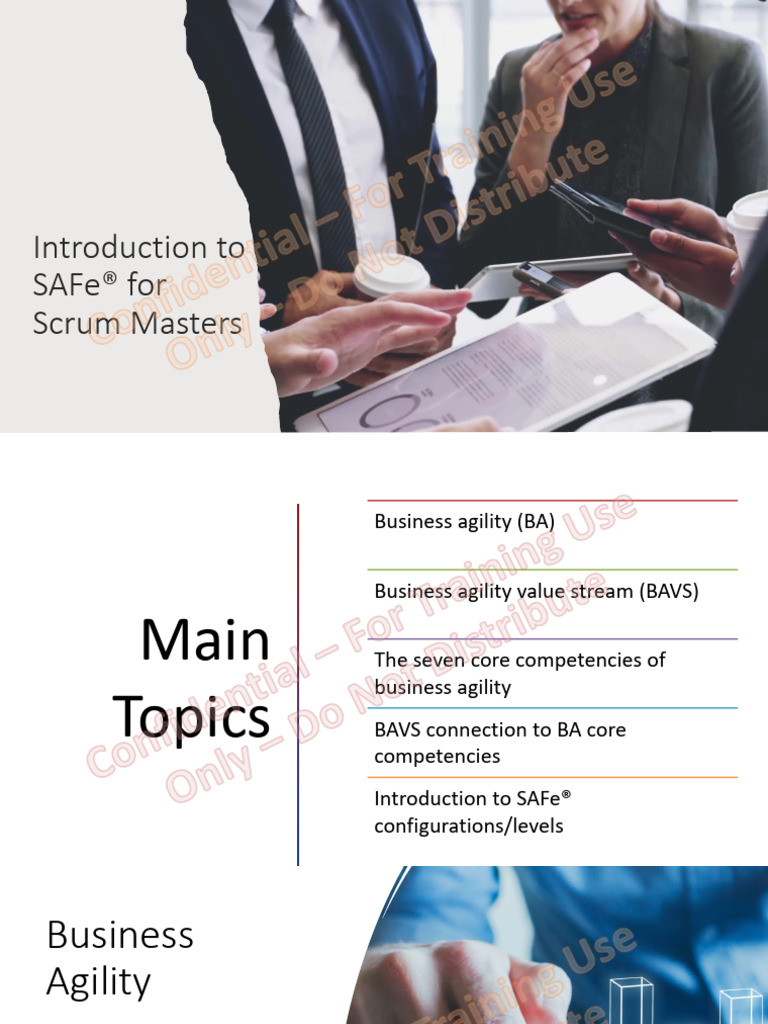 SAFe® Overview for Scrum Masters | PDF | Business | Economies