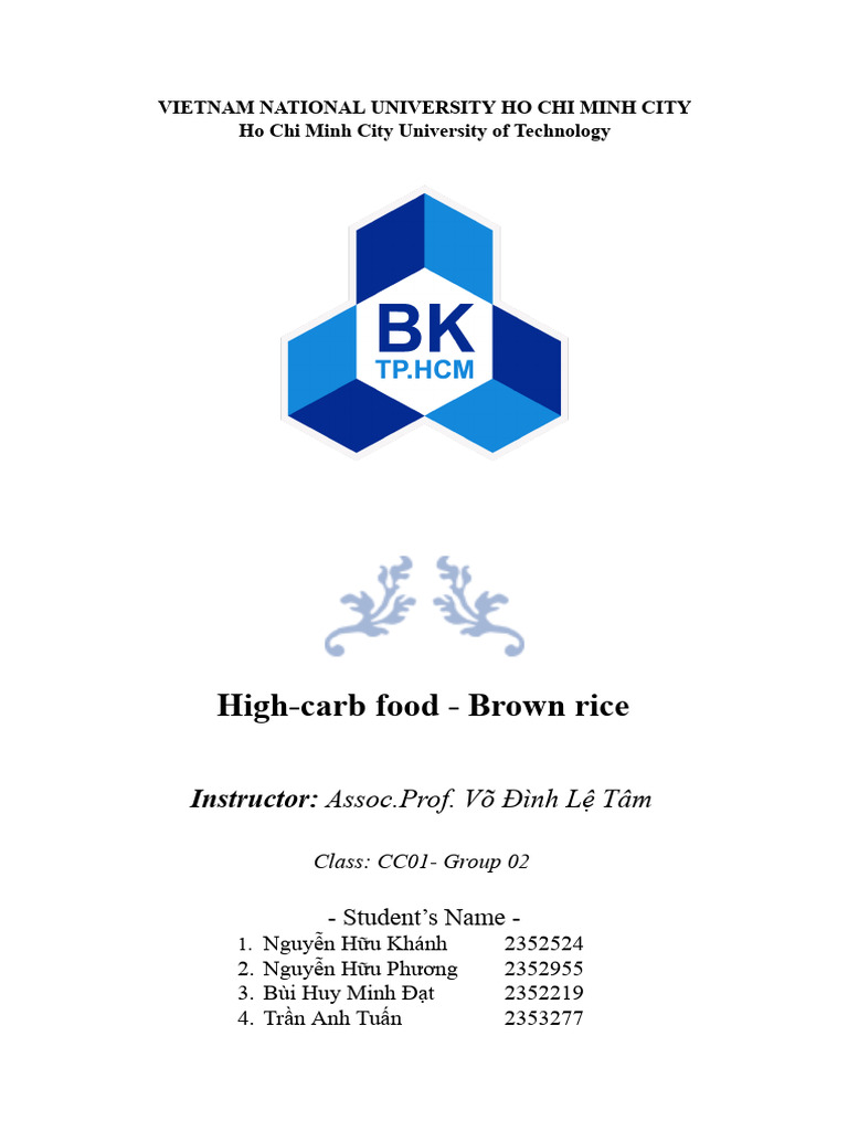 Nutritional Benefits of Brown Rice | PDF | Dietary Fiber | Diet & Nutrition