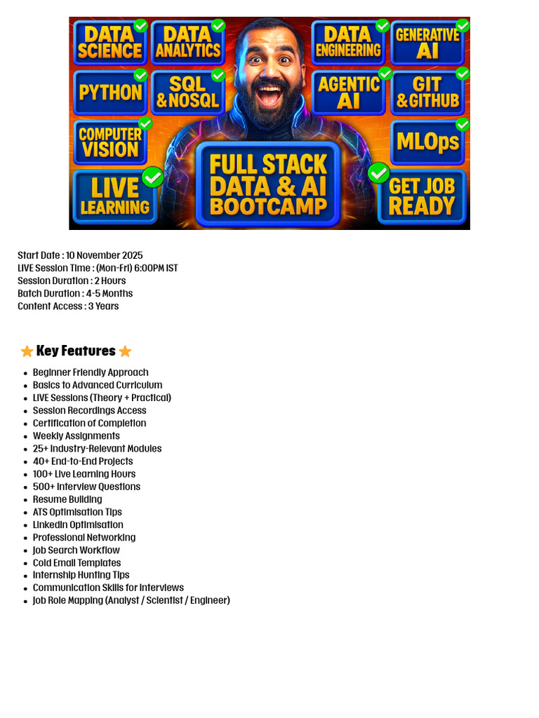 Comprehensive Python & Data Science Course | PDF | Apache Spark | Data ...