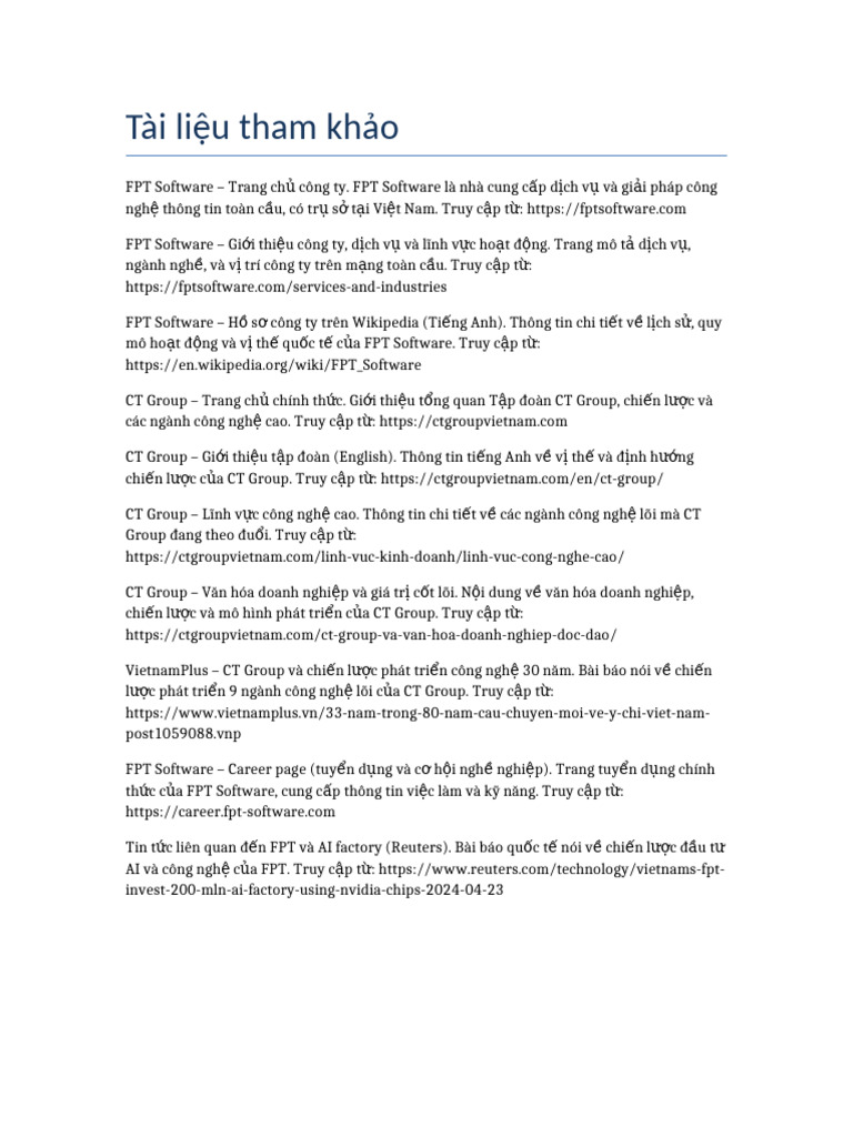 Tai Lieu Tham Khao | PDF