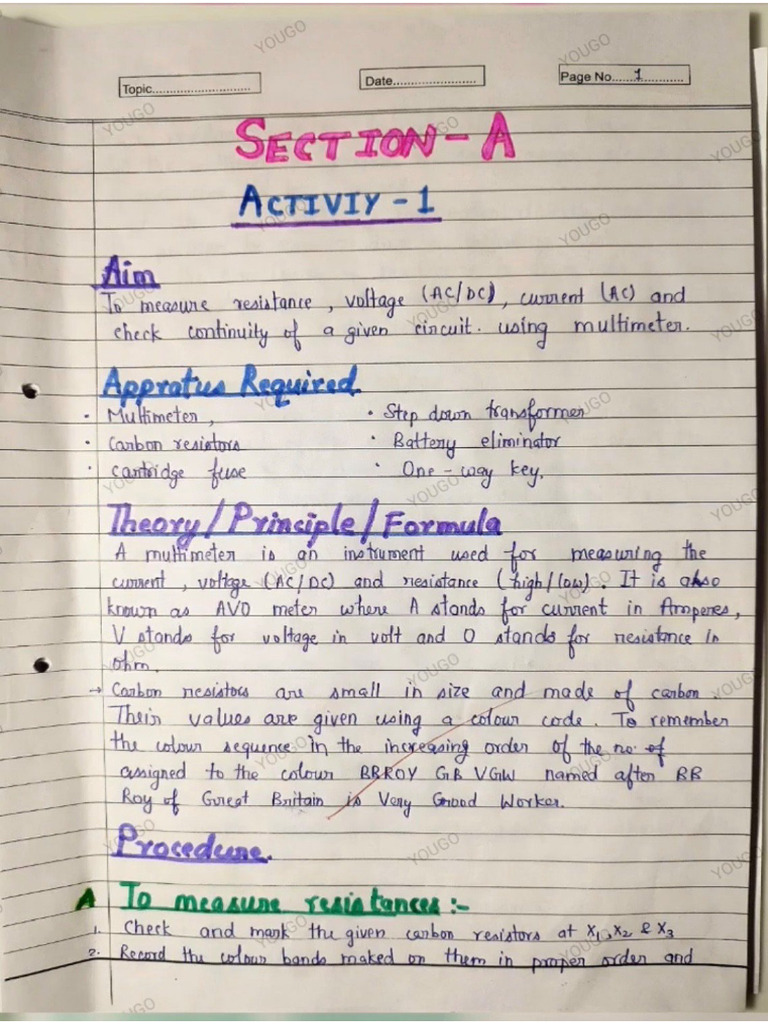 Activity 1 Physics | PDF