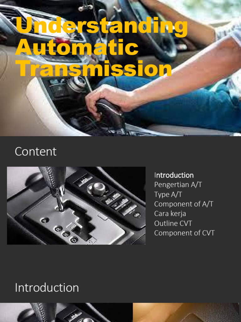 Automatic Transmission Explained: Types & Benefits | PDF | Automatic ...