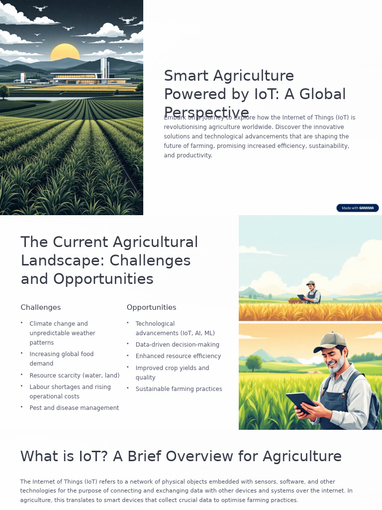 IoT Innovations in Smart Agriculture | PDF | Agriculture | Internet Of ...