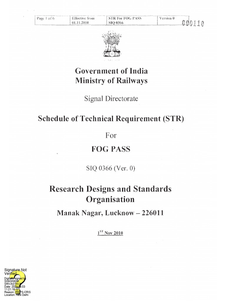 Str Fogpass | PDF